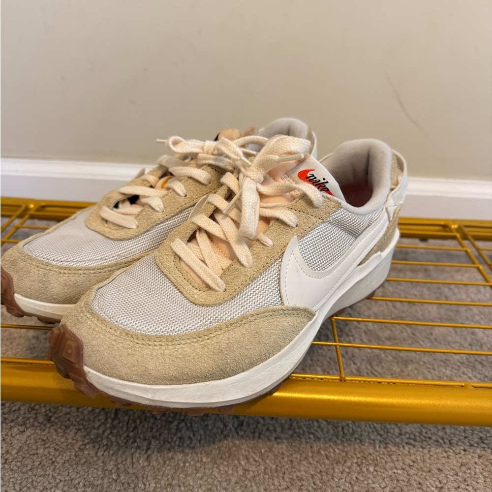 Nike Women's Shoes in Cream and White